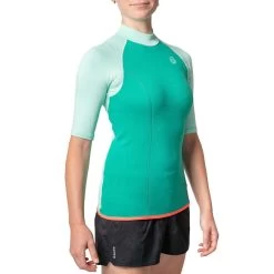 Top Thermique Néoprène 100 Manches Courtes Femme Turquoise 10 Top Thermique Néoprène 100 Manches Courtes Femme Turquoise -Freedive Soldes top thermique neoprene 100 manches courtes femme turquoise 3