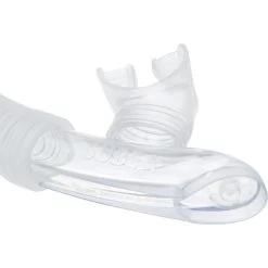 Tuba Plongée Avec Soupape - 100 Gris Tempête -Freedive Soldes tuba plongee avec soupape 100 gris tempete 4