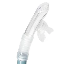 Tuba Plongée Avec Soupape - 100 Vert Clair -Freedive Soldes tuba plongee avec soupape 100 vert clair 2