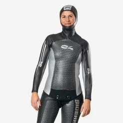 Veste Apnée C4 CARBON Femme NéoprÚne Glide Skin 3mm - Sideral