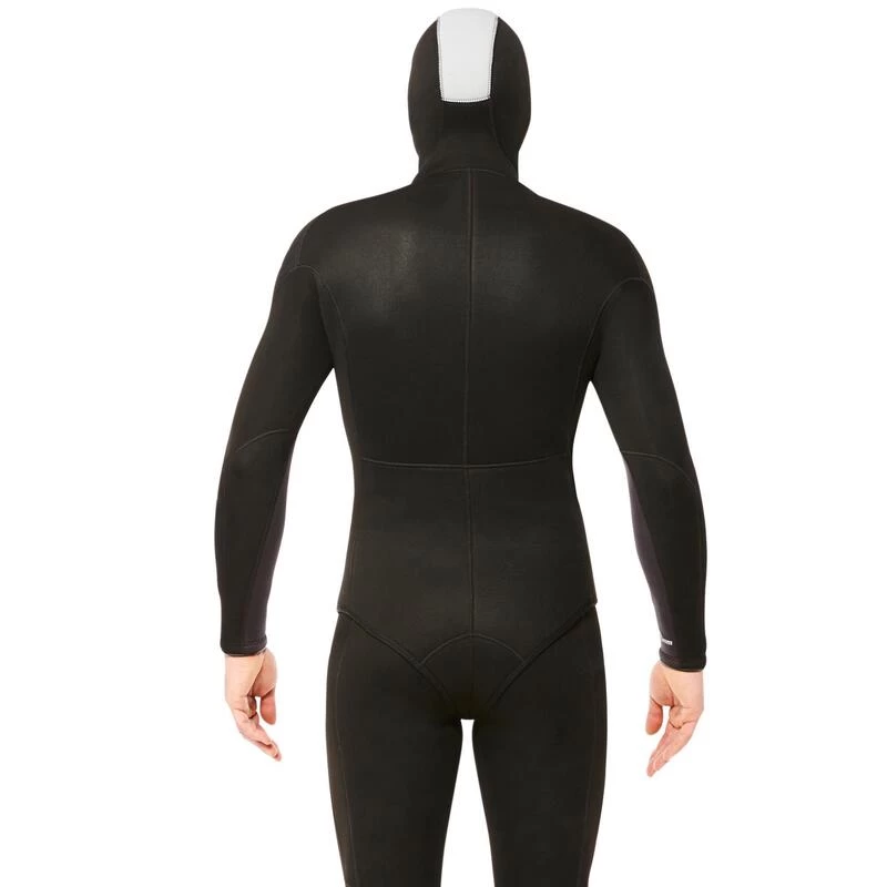 Veste Chasse Sous-marine Homme Néoprène 5mm - SPF 500 Gris Foncé 8 Veste Chasse Sous-marine Homme Néoprène 5mm - SPF 500 Gris Foncé – Image 6